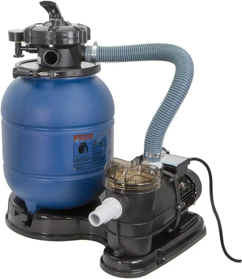 0.75 HP 13-Inch Sand Filter Pool Pump – 2400 GPH Capacity, Multiport Valve & 1-1/4" NPT Fittings for Pools up to 10,000 Gallons