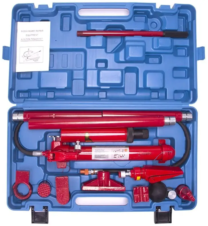10-Ton Porta-Power Hydraulic Repair Kit – Heavy-Duty Frame Alignment & Straightening System