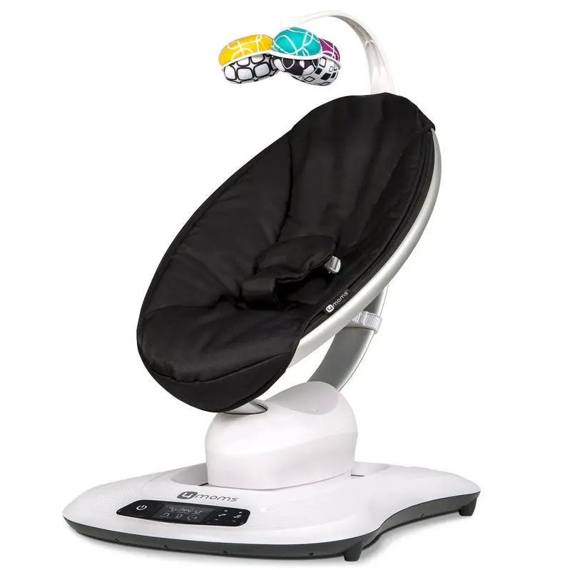 4moms mamaRoo 4 Smart Baby Swing – Bluetooth-Enabled Multi-Motion Rocker Featuring Five Soothing Movement Patterns