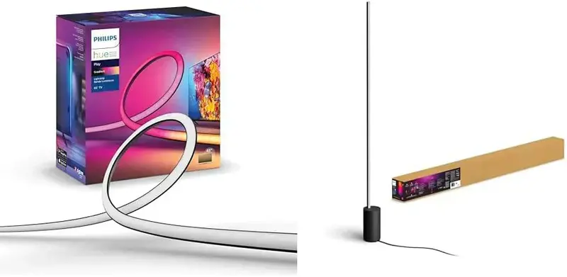 65-Inch Smart TV Backlight Strip – Synchronized RGB Flowing Light Bar with Music & Screen-Match Modes