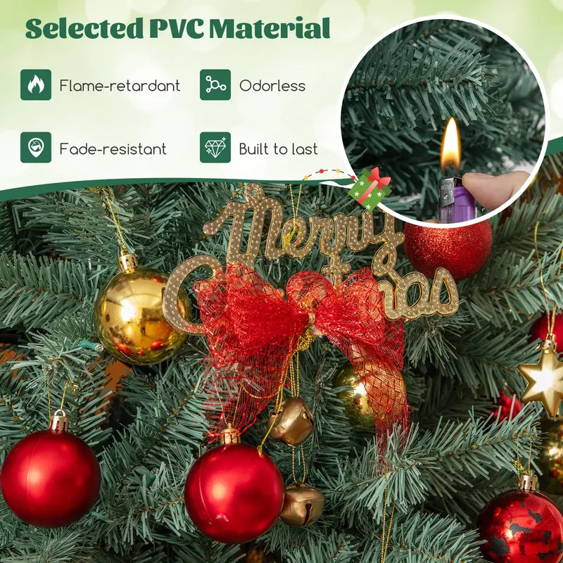 7.5-Foot Blue Slim Pencil Christmas Tree – Pre-Lit Design with 250 Warm White & Multicolor LEDs, 9 Modes, 724 Branch Tips