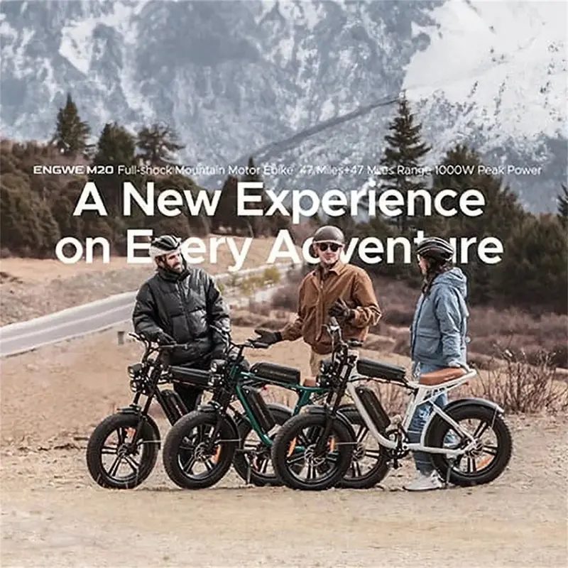 AKEZ 1000W Retro Electric Fat-Tire Bike – Full-Suspension E-Bike with 28 MPH Top Speed and 94-Mile Range (UL-Certified)