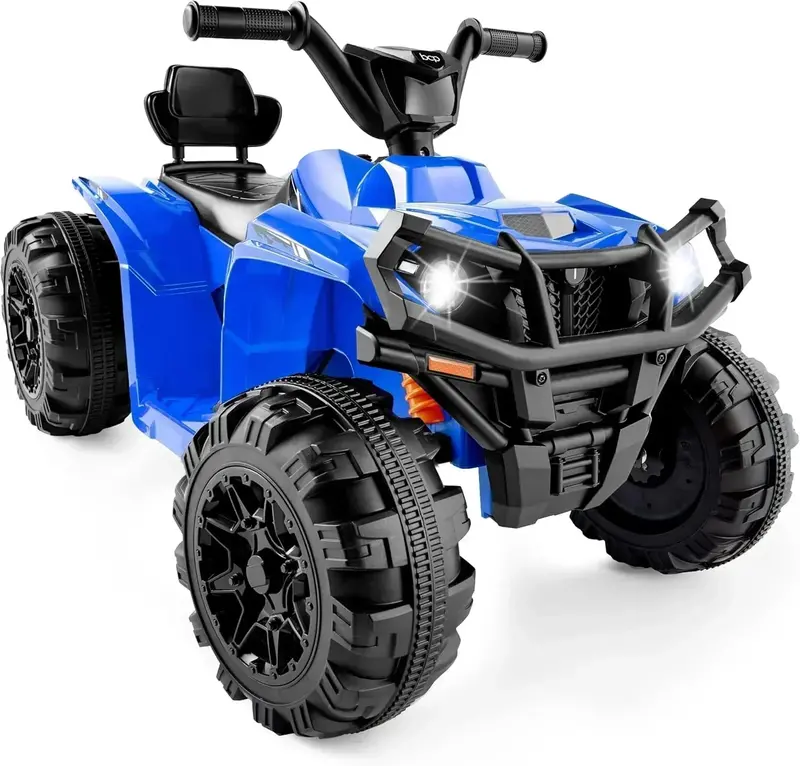 Best Choice Products 12V Kids’ Electric ATV Ride-On – 4-Wheel Quad with Bluetooth Speaker & Safety Features