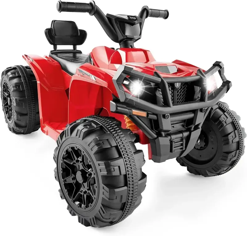 Best Choice Products 12V Kids’ Electric ATV Ride-On – 4-Wheel Quad with Bluetooth Speaker & Safety Features