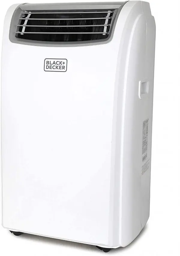 BLACK+DECKER Portable Dual-Function Air Conditioner and Heater – 14,000 BTU White Unit with Remote Control