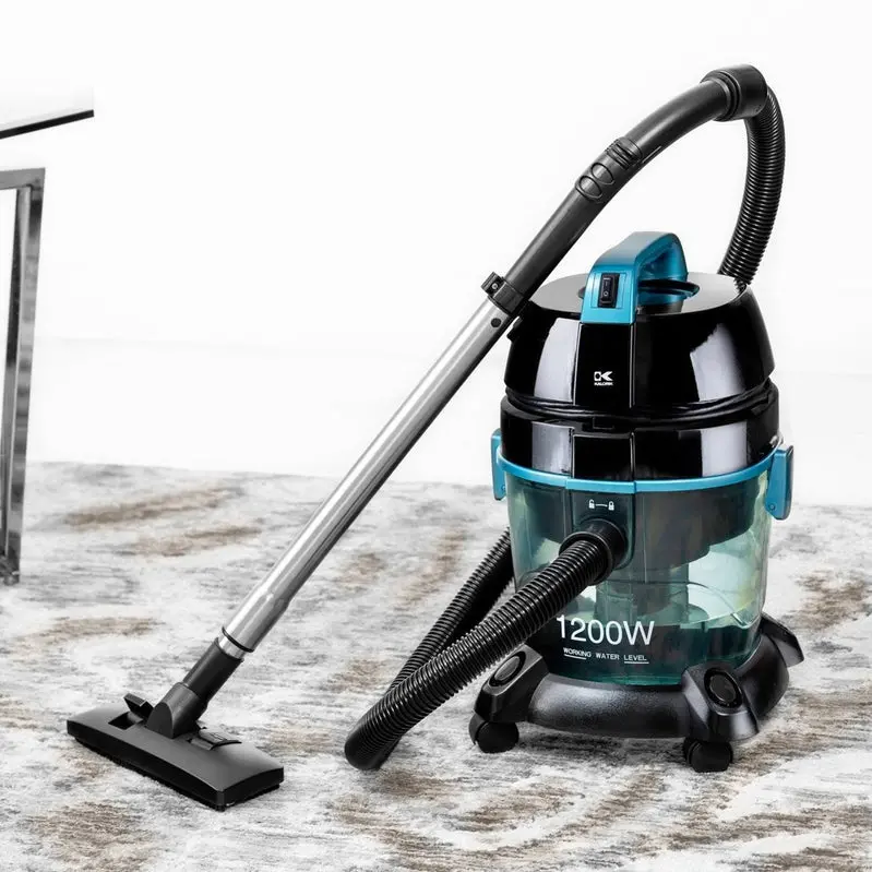 Blue Water Filtration Vacuum Cleaner – Wet/Dry Capability with HEPA Filtration and Cyclonic Separation