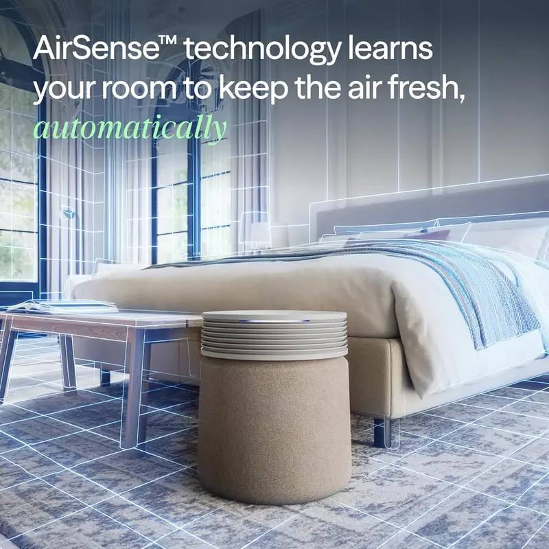 Blueair Blue Signature SP3i Max Smart Air Purifier – WiFi-Enabled HEPASilent Technology for Large Areas (3,385 CFM), Compact Tabletop Design with Advanced Odor Neutralization