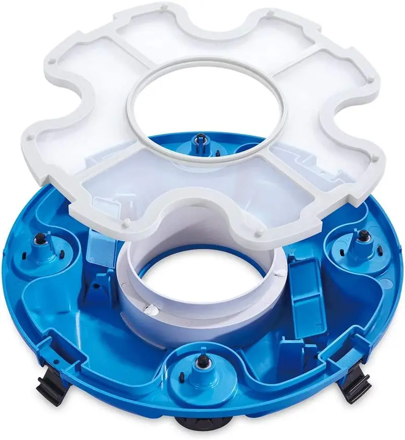 Cordless Robotic Pool Cleaner P56000024 – Summer Waves Vacuum for Flat Above-Ground Pools