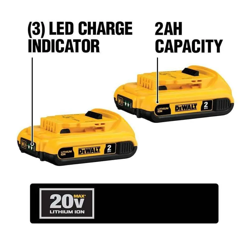 DCK1020D2 20V MAX 10-Tool Power Kit – Complete Set with Batteries and Charger 2