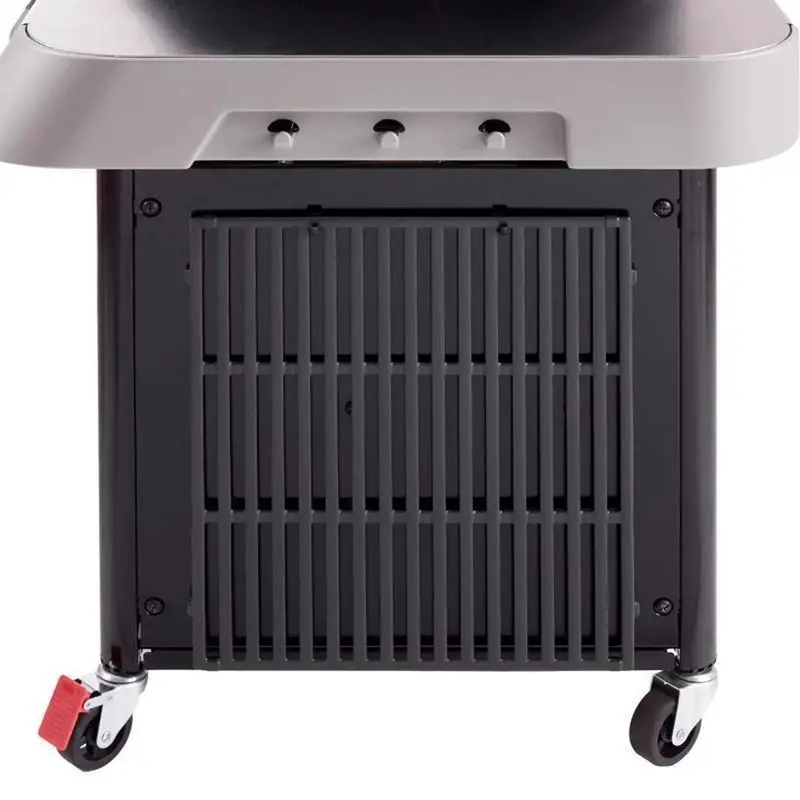 Deep Ocean Blue Portable Liquid Propane Grill – Compact Outdoor Burner Grill for On-the-Go Cooking
