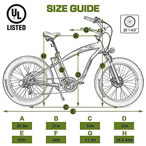 Fat-Tire E-Bike – 750W Aluminum-Framed Electric Bicycle with Front Suspension and 48V Battery