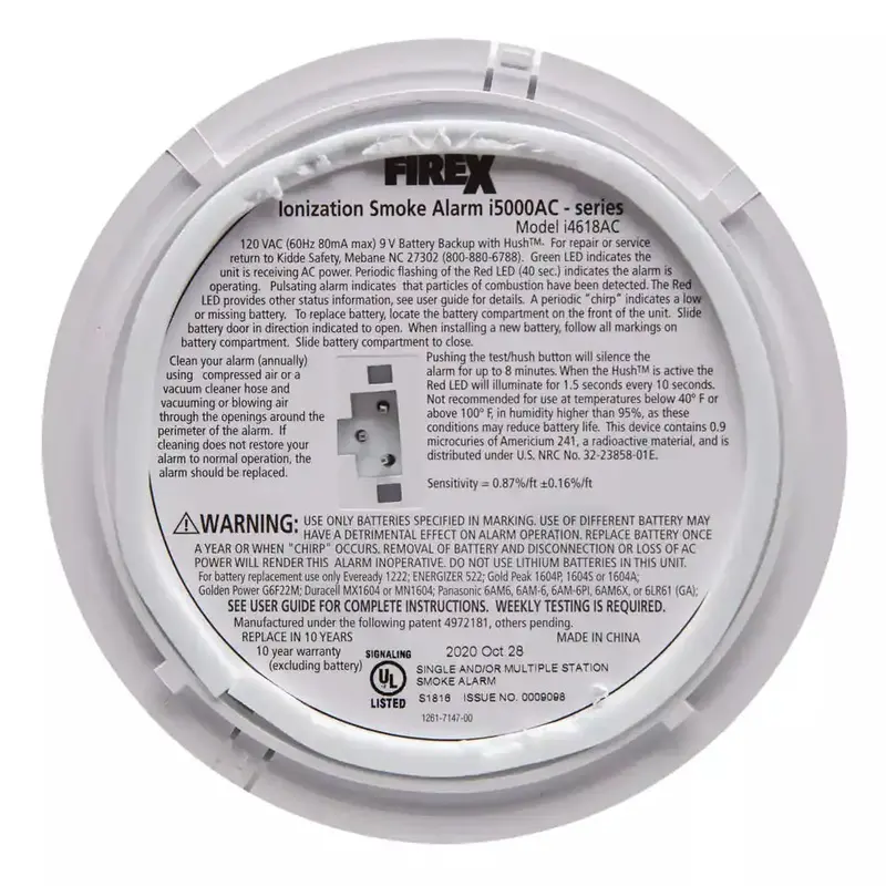 Firex Hardwired Interconnected Smoke Alarms — 4-Unit Safety Bundle
