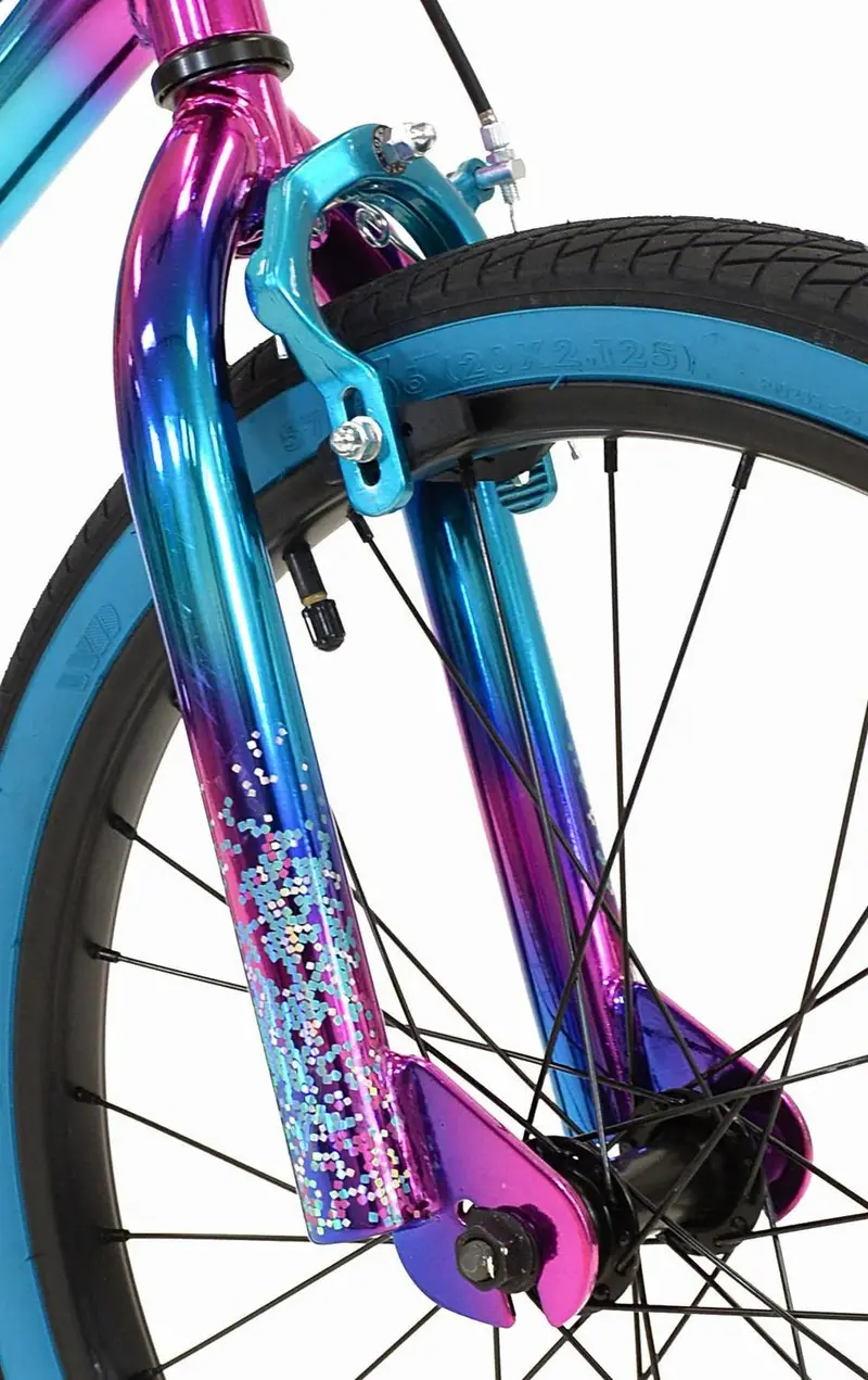 Genesis Illusion 20-Inch Girls' Hybrid Bike – Dual-Tone Blue and Purple Frame with Comfort Geometry 2
