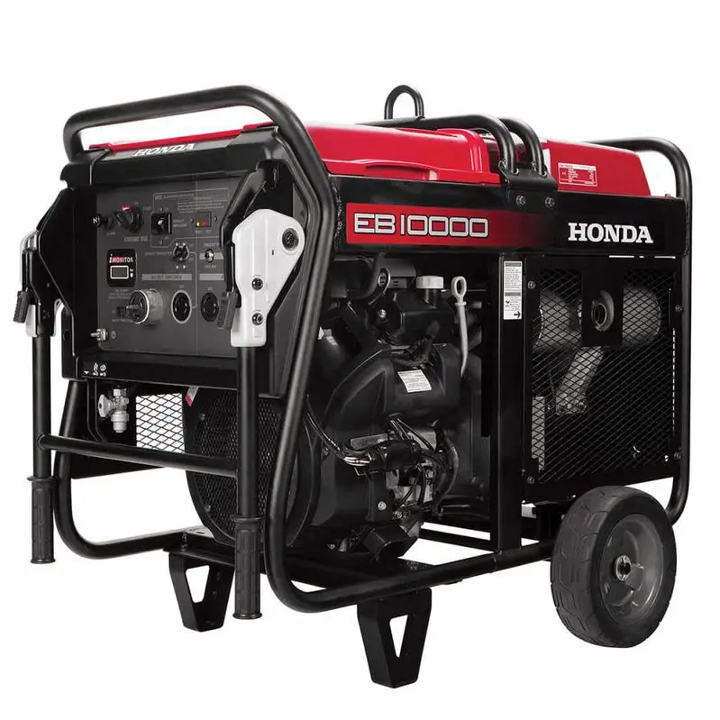 Honda EB10000G Heavy-Duty Portable Generator – 10kW Output, CO-MINDER Safety System, and Rugged Industrial Build