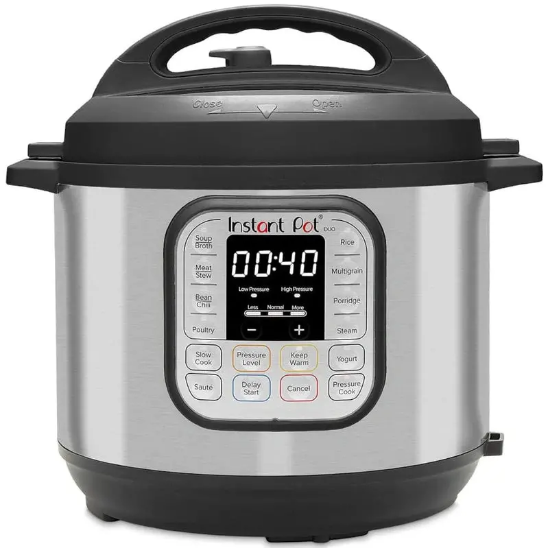 Instant Pot Duo 8QT Multi-Cooker – Stainless Steel 7-in-1 Smart Appliance with Pre-Programmed Cooking Modes