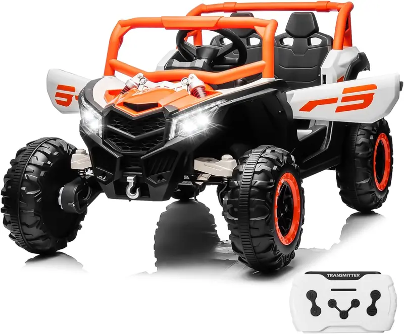JOYRACER Bluetooth 4WD RC Car for Kids – MP3 Playback, LED Headlights & Enhanced Shock Absorption 2