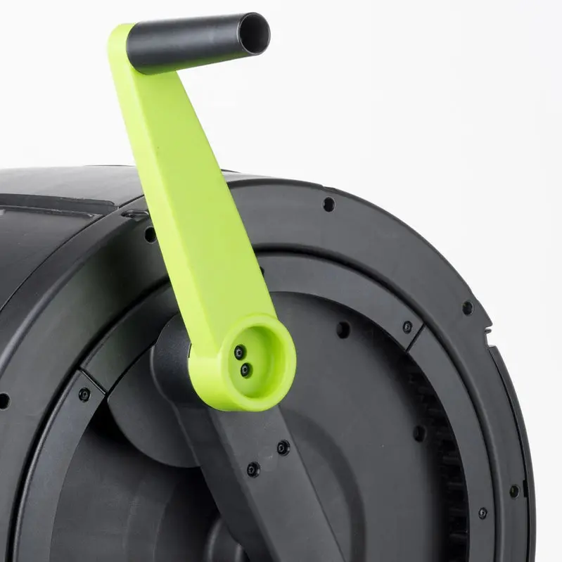 Maze 65-Gallon Dual-Bin Compost Tumbler – Wheeled Design for Effortless Rotation & Transport
