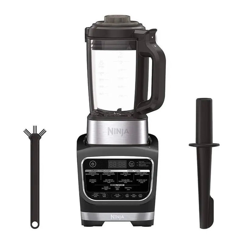 Ninja HB152 Dual-Temp Blender – 1400 Peak Watts, Heat-Resistant 64 oz Glass Pitcher, Premium Matte Black Finish