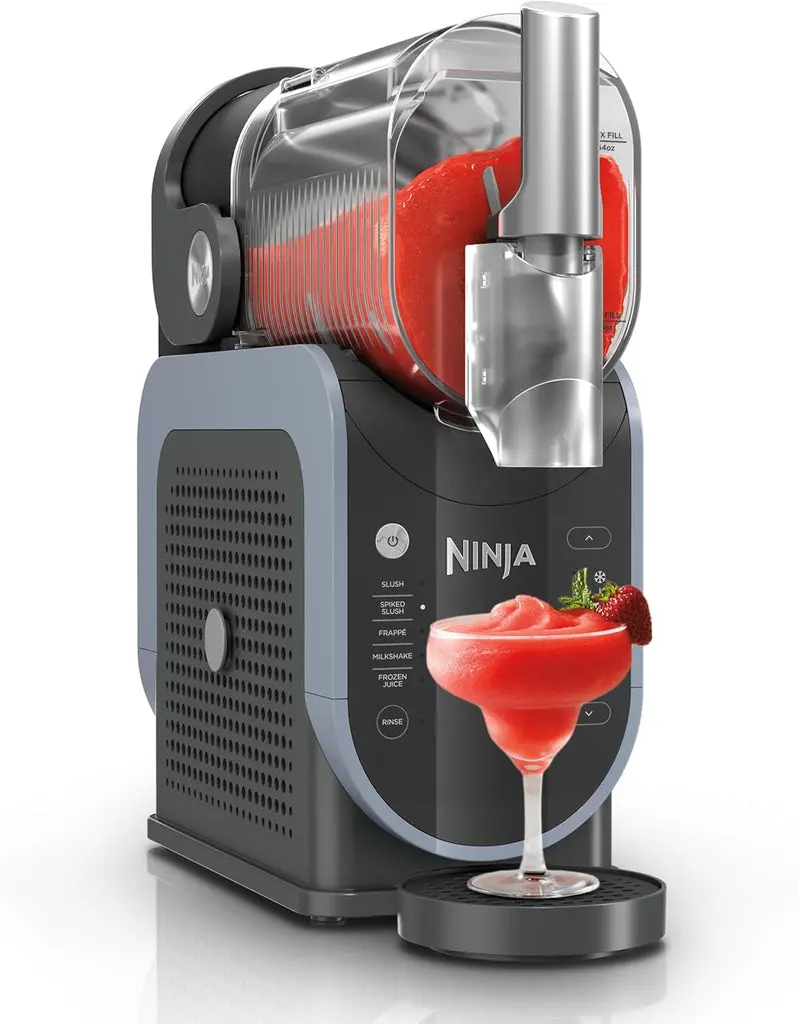 Ninja SLUSHi Frozen Drink Machine – 88 oz Capacity with Five Preset Programs and Compact Black Design