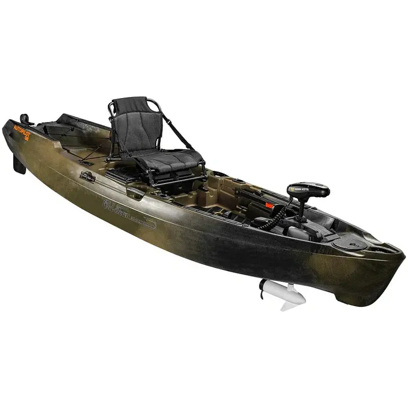 Old Town Sportsman AutoPilot 120 Motorized Fishing Kayak – 12-Foot Angler-Ready Design with Integrated Minn Kota Trolling Motor