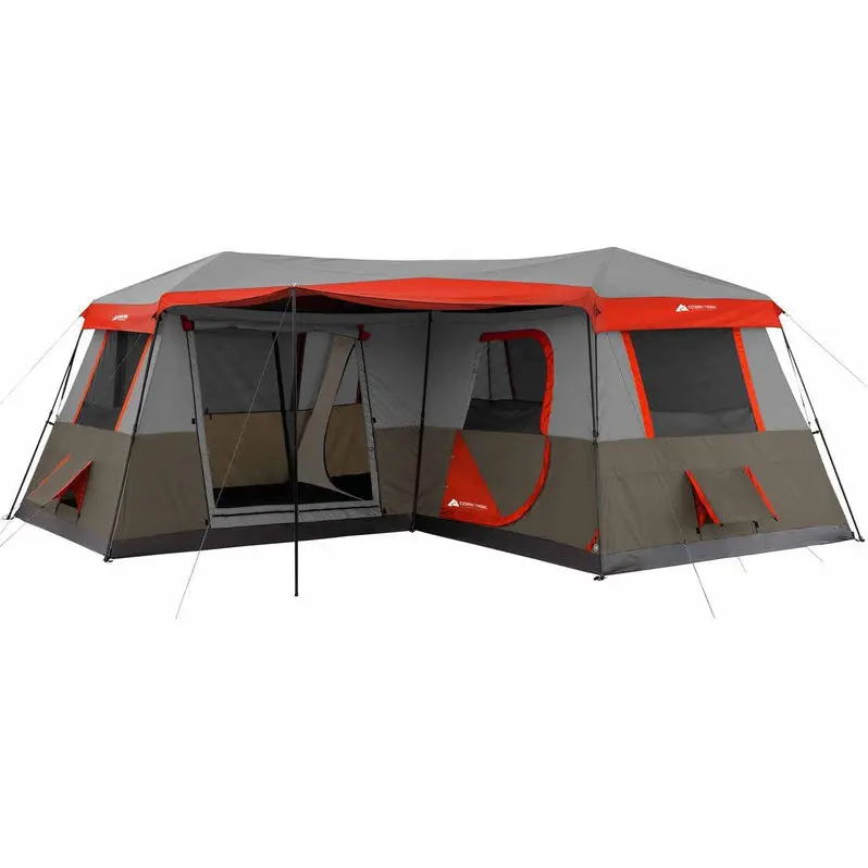 Ozark Trail 12-Person Instant Cabin Tent – Easy-Pop-Up Shelter for Camping and Backyard Use