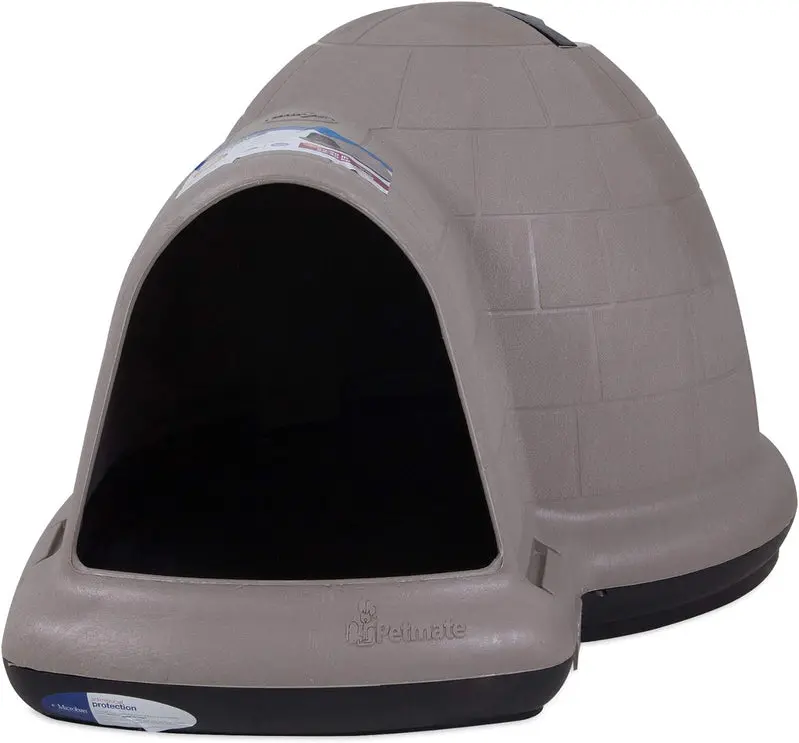 Petmate Indigo XL Dog House for Large Breeds – Eco-Friendly Igloo Shelter with All-Weather Durability