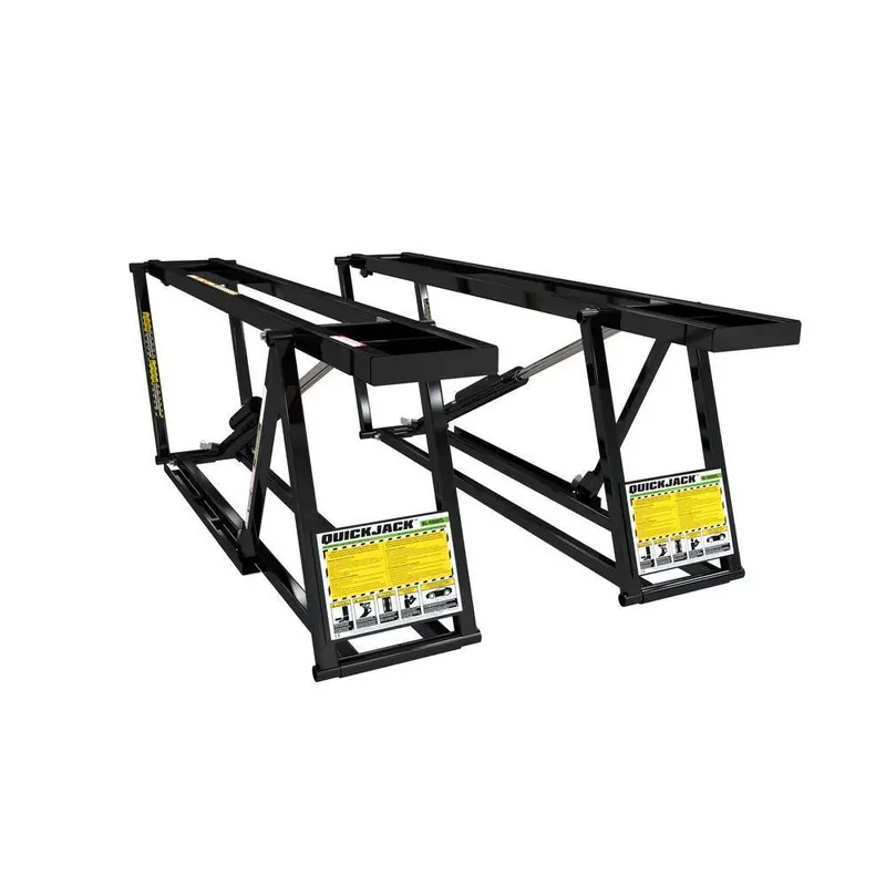 QuickJack 7000TL Dual-Post Portable Car Lift – 7000 lb Capacity, 27" Max Lift, Auto-Locking Safety