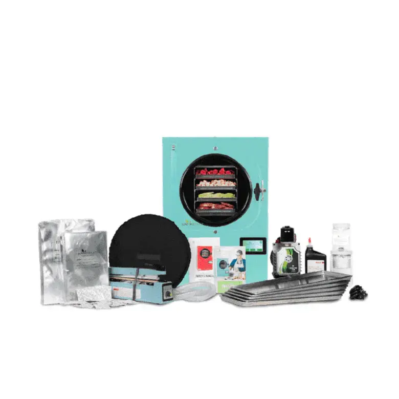 Right Medium-Sized Freeze Dryer – 6L Stainless Steel Unit with Mylar Bag Starter Kit