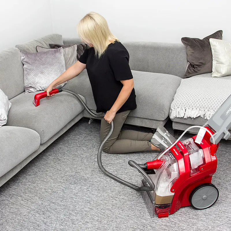 Rug Doctor Deep-Clean Carpet Cleaning Machine – Comes with Two 1-Liter Detergent Bottles