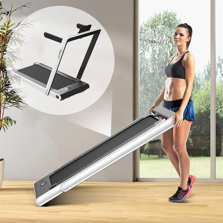 Slim Quiet Under-Desk Walking Treadmill – Space-Saving 2-in-1 Design for Home or Office