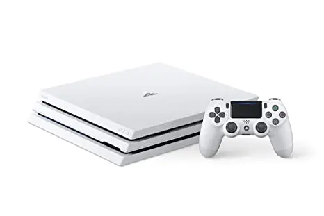 Sony PlayStation 4 Pro (1TB) – 4K Gaming Console with Upgraded Graphics Processing (White Edition)