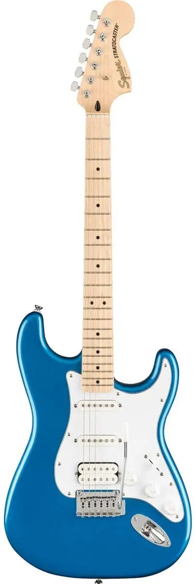 Squier Affinity Stratocaster HSS Electric Guitar – Maple Fingerboard & Lake Placid Blue Finish