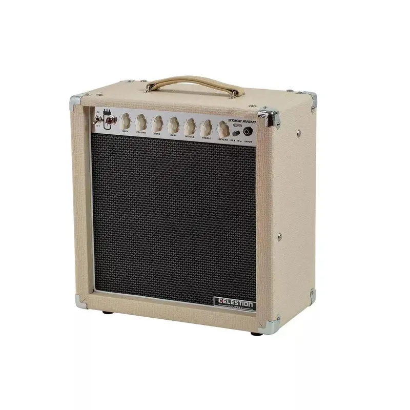 Stage Right 15W 1x12 Tube Guitar Amplifier – Celestion Speaker and Analog Spring Reverb Circuit