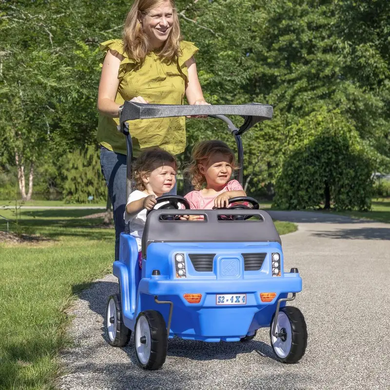 Step2 Side-by-Side Push SUV Ride-On Toy – Two-Seat Toddler Vehicle with Realistic Design and Easy-Push Mobility