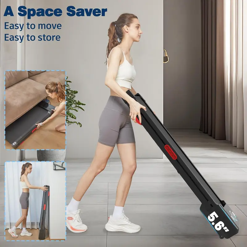 Walking Pad Pro – Motorized 9-Stage Incline Treadmill with 450 lb Capacity, RGB Display & Bluetooth Audio