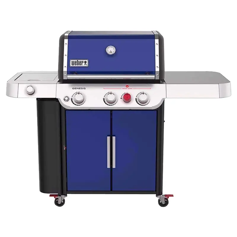 Weber Genesis E-335 Deep Ocean Blue Propane Grill – 3-Burner Outdoor Cooking Station
